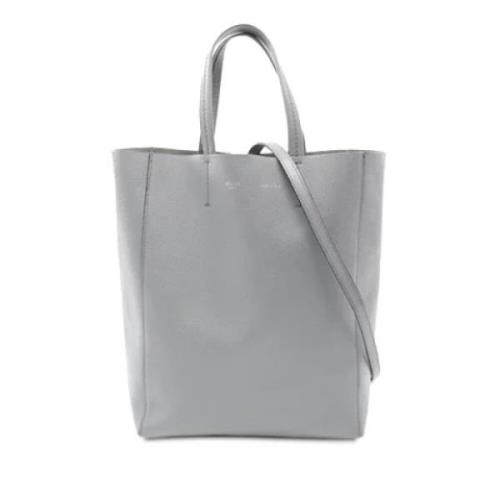 Pre-owned Leather celine-bags Celine Vintage , Gray , Dames