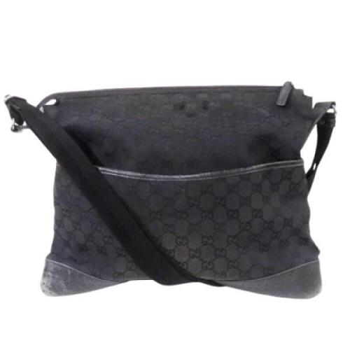 Pre-owned Canvas gucci-bags Gucci Vintage , Black , Dames