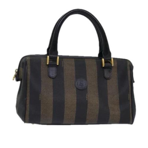 Pre-owned Canvas handbags Fendi Vintage , Brown , Dames