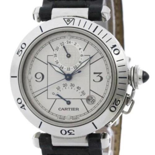 Pre-owned Stainless Steel watches Cartier Vintage , Gray , Heren