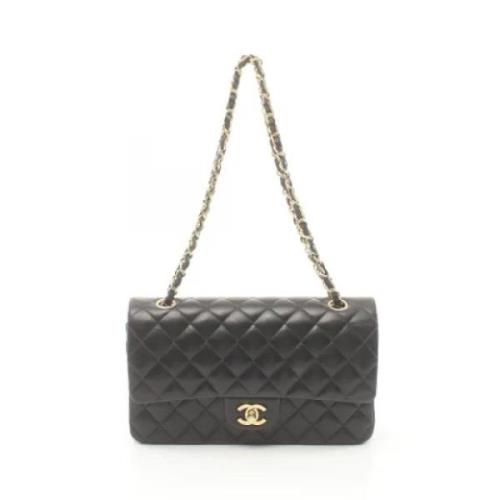 Pre-owned Leather chanel-bags Chanel Vintage , Black , Dames