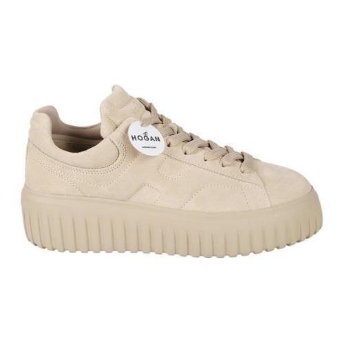 Strepen Sneakers Hogan , Beige , Dames