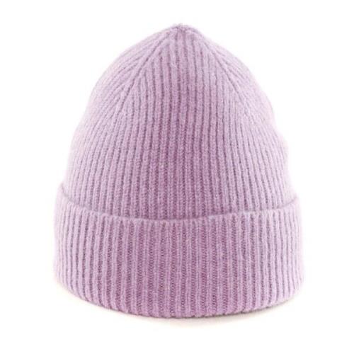 Gebreide Beanie Made in Schotland Le bonnet , Purple , Heren