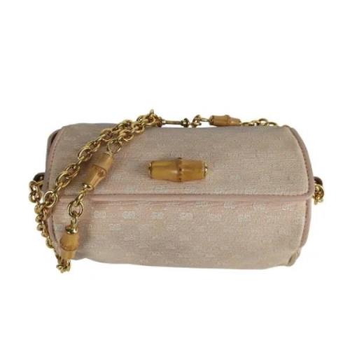 Pre-owned Canvas gucci-bags Gucci Vintage , Pink , Dames