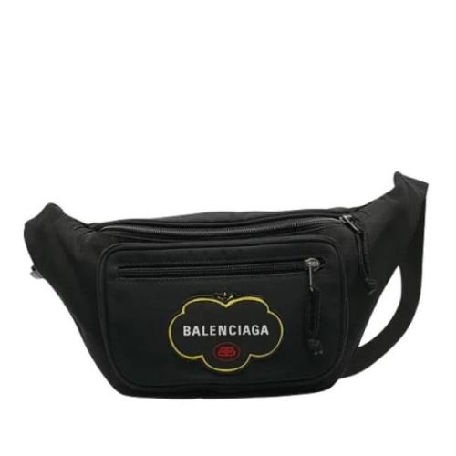 Pre-owned Fabric clutches Balenciaga Vintage , Black , Unisex