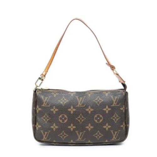 Pre-owned Canvas louis-vuitton-bags Louis Vuitton Vintage , Brown , Da...