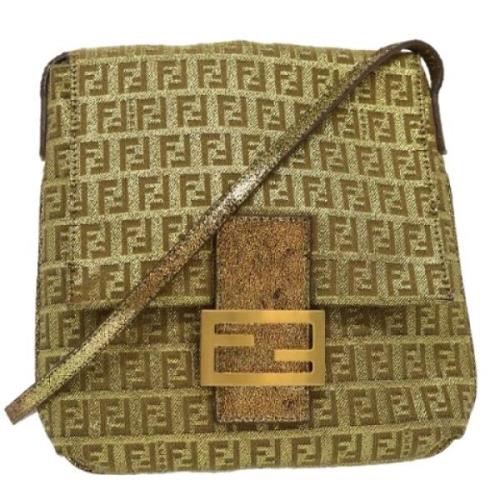 Pre-owned Canvas fendi-bags Fendi Vintage , Yellow , Dames