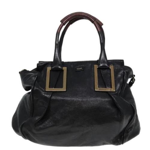 Pre-owned Leather handbags Chloé Pre-owned , Black , Dames