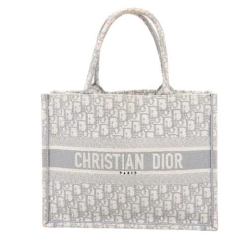 Pre-owned Canvas dior-bags Dior Vintage , Gray , Dames