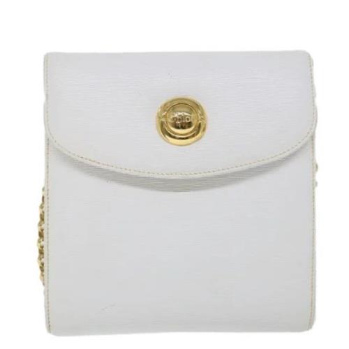 Pre-owned Leather shoulder-bags Chloé Pre-owned , White , Dames