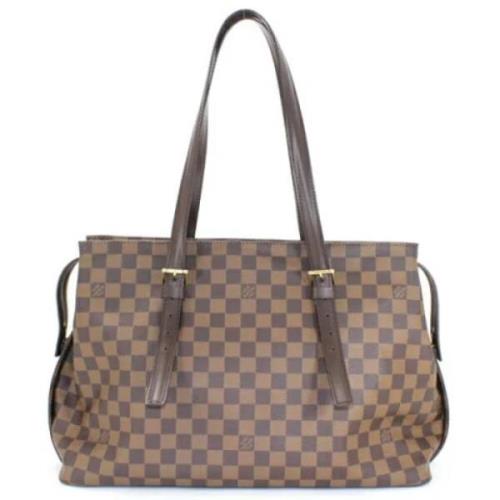 Pre-owned Canvas louis-vuitton-bags Louis Vuitton Vintage , Brown , Da...