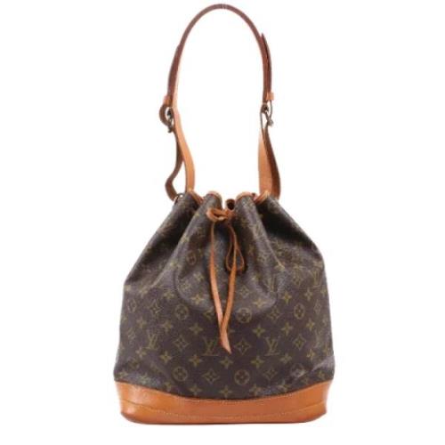 Pre-owned Leather handbags Louis Vuitton Vintage , Brown , Dames