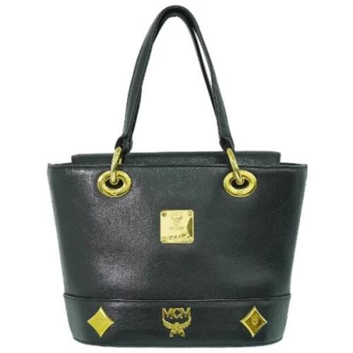 Pre-owned Leather totes MCM Pre-owned , Black , Dames