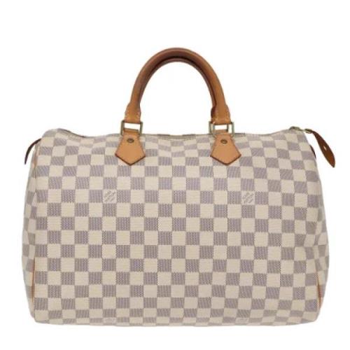 Pre-owned Canvas louis-vuitton-bags Louis Vuitton Vintage , Beige , Da...