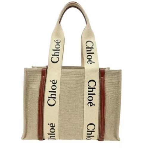 Pre-owned Canvas totes Chloé Pre-owned , Beige , Dames