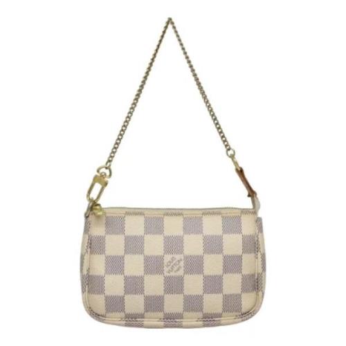 Pre-owned Canvas louis-vuitton-bags Louis Vuitton Vintage , White , Da...