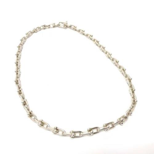 Pre-owned Silver necklaces Tiffany & Co. Pre-owned , Gray , Heren