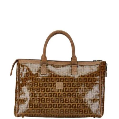 Pre-owned Leather fendi-bags Fendi Vintage , Brown , Dames