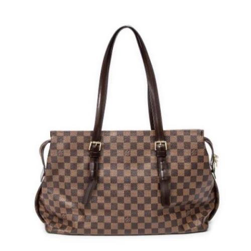 Pre-owned Canvas louis-vuitton-bags Louis Vuitton Vintage , Brown , Da...