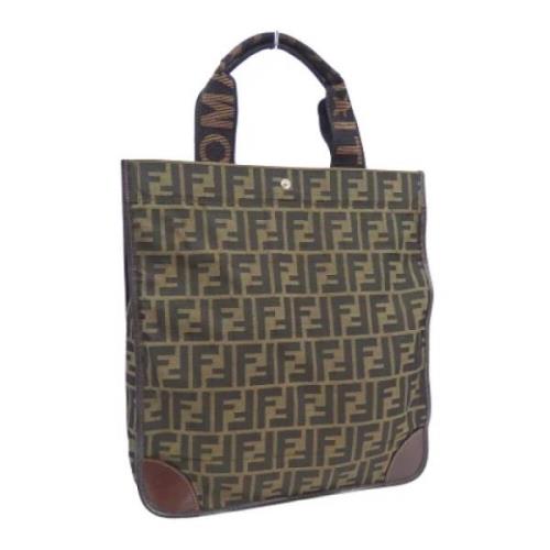 Pre-owned Canvas totes Fendi Vintage , Brown , Dames