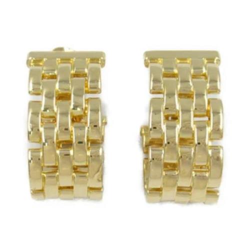 Pre-owned Yellow Gold earrings Cartier Vintage , Yellow , Dames