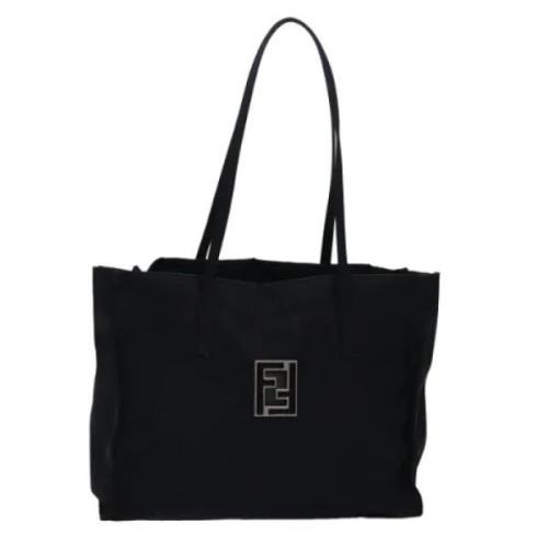 Pre-owned Nylon totes Fendi Vintage , Black , Dames