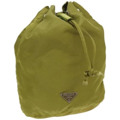 Pre-owned Fabric prada-bags Prada Vintage , Green , Dames