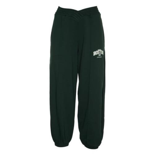 Sweatpants met gekruiste riem Hinnominate , Green , Dames