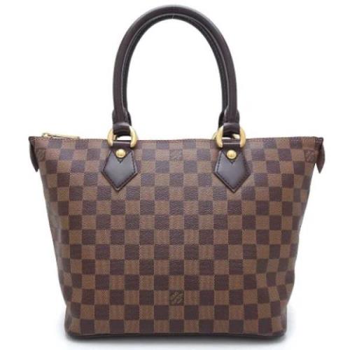 Pre-owned Canvas louis-vuitton-bags Louis Vuitton Vintage , Brown , Da...