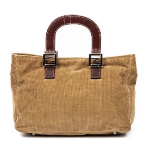 Pre-owned Canvas totes Fendi Vintage , Brown , Dames