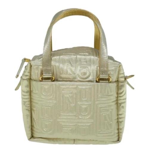 Pre-owned Fabric handbags Fendi Vintage , Yellow , Dames