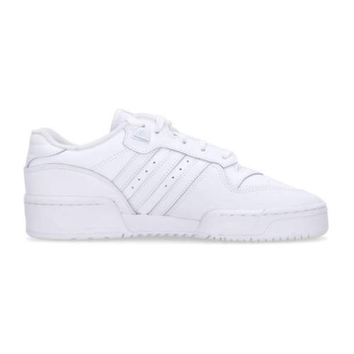 Lage Leren Sneaker Cloud White Adidas , White , Heren