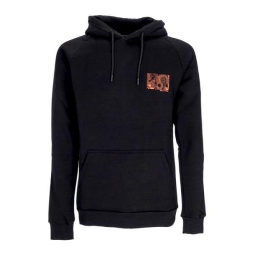 Colorblock hoodie met kangoeroezak Dolly Noire , Black , Heren