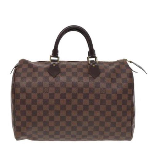 Pre-owned Canvas louis-vuitton-bags Louis Vuitton Vintage , Brown , Da...