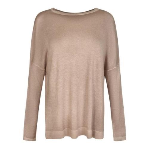 Stijlvolle Sweaters Collectie Avant Toi , Beige , Dames