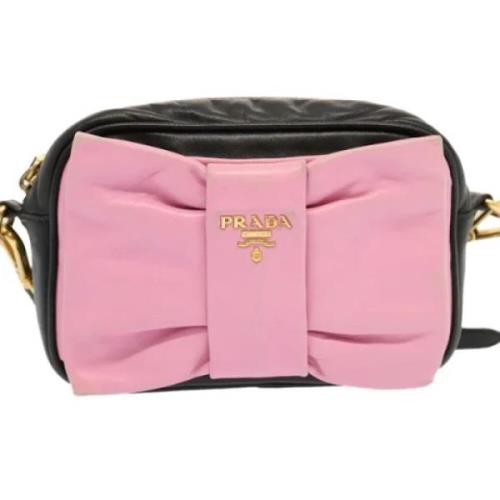 Pre-owned Leather prada-bags Prada Vintage , Pink , Dames