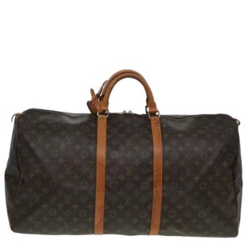 Pre-owned Canvas travel-bags Louis Vuitton Vintage , Brown , Dames