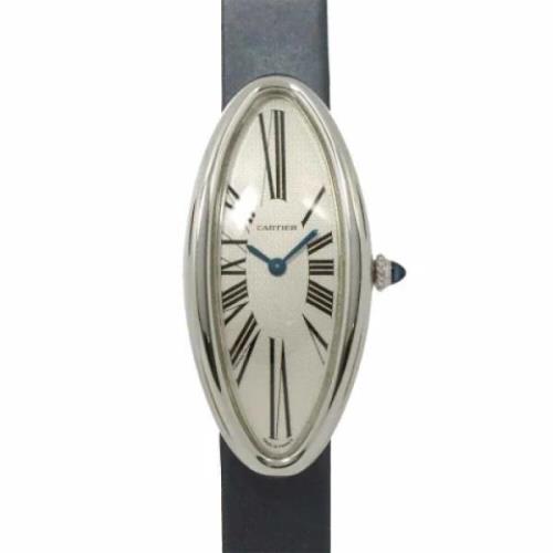 Pre-owned Metal watches Cartier Vintage , Gray , Dames