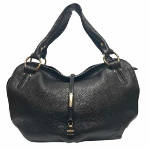 Pre-owned Leather handbags Celine Vintage , Black , Dames