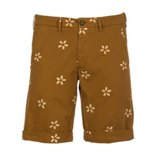 Bruine Chino Bermuda Shorts voor Mannen 40Weft , Brown , Heren