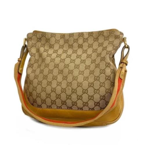 Pre-owned Canvas gucci-bags Gucci Vintage , Brown , Dames