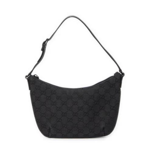 Pre-owned Canvas handbags Gucci Vintage , Black , Dames