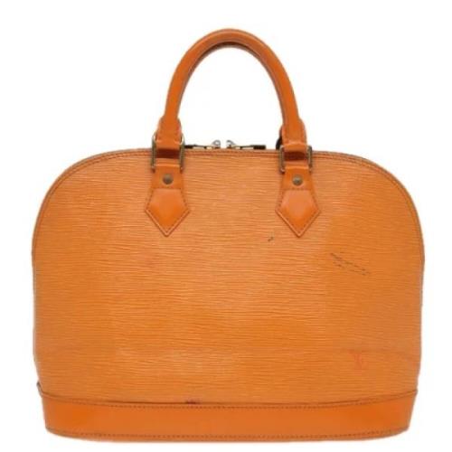 Pre-owned Leather louis-vuitton-bags Louis Vuitton Vintage , Orange , ...