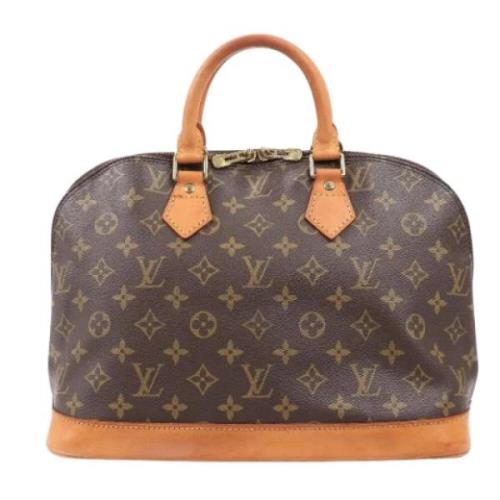 Pre-owned Leather handbags Louis Vuitton Vintage , Brown , Dames