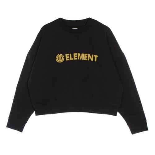 Zwarte Logic Crewneck Sweatshirt Element , Black , Dames