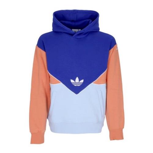 Blauwe hoodie met pluche interieur Adidas , Blue , Heren