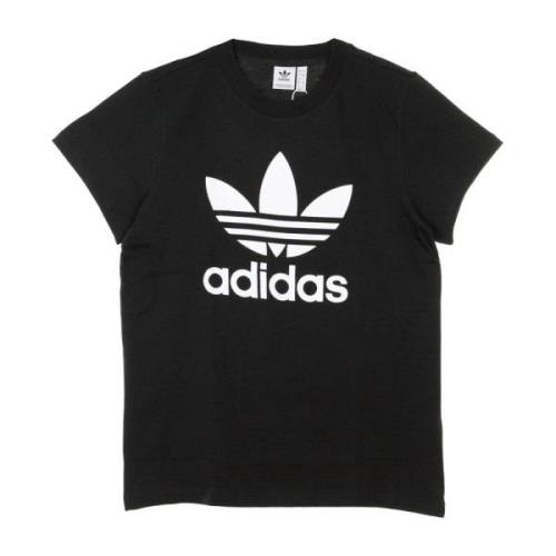 Zwarte Boyfriend Tee Dames T-shirt Adidas , Black , Dames