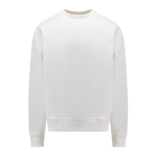 Witte Katoenen Sweatshirt Ss23 Diesel , White , Heren