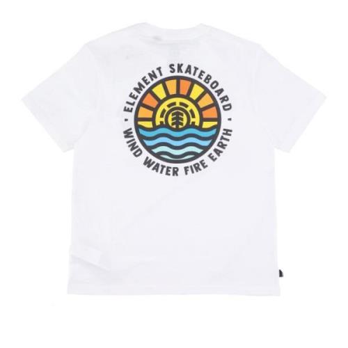 Witte Heren T-shirt voor buiten Element , White , Heren