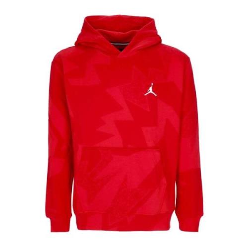 Rood All Over Print Hoodie Jordan , Red , Heren